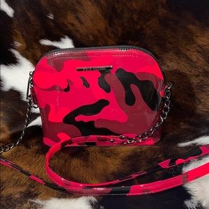 Steve Madden pink camo shoulder bag